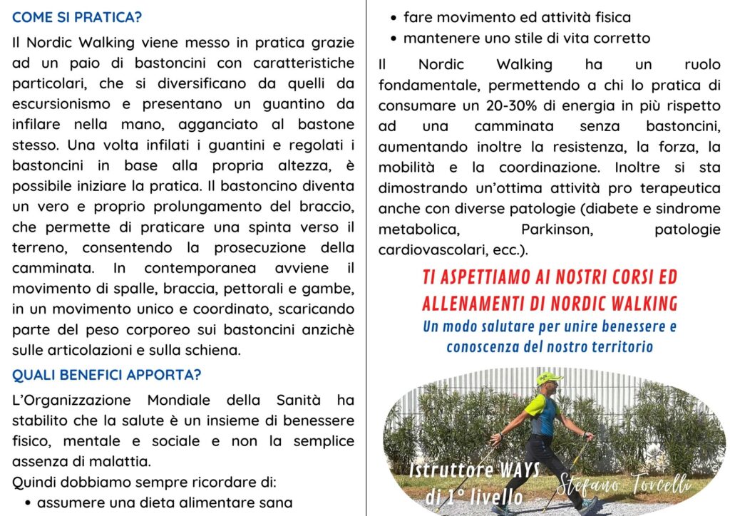 nordic walking colli euganei berici istruttore ways