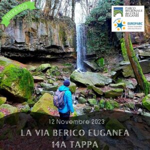 trekking escursione colli euganei berici via berico euganea nuovo cammino 14a tappa vicenza padova domenica 12 novembre 2023 praglia teolo rocca pendice schivanoia
