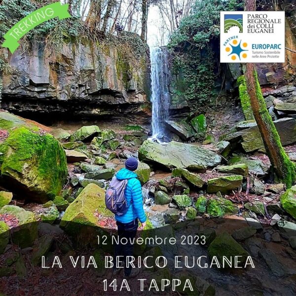trekking escursione colli euganei berici via berico euganea nuovo cammino 14a tappa vicenza padova domenica 12 novembre 2023 praglia teolo rocca pendice schivanoia