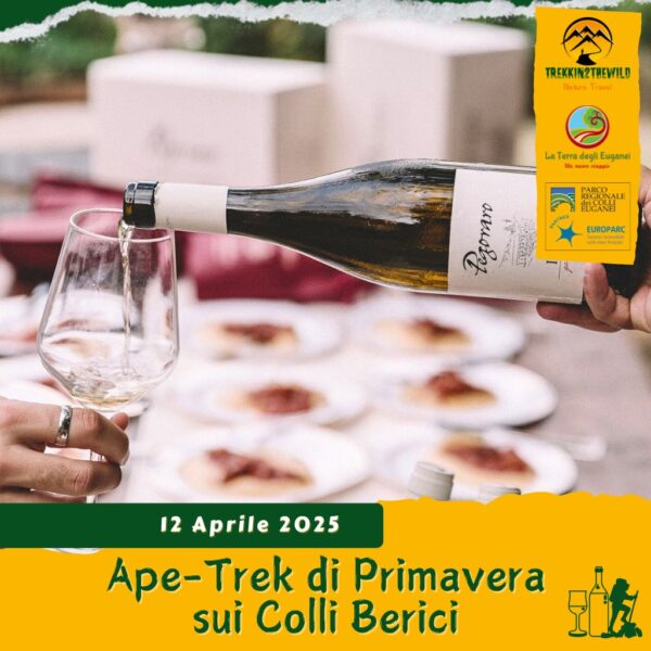 trekking escursione colli berici mossano grotta san bernardino mulini valle vino aperitivo equinozio primavera sabato 12 aprile 2025 pomeriggio cantina pegoraro