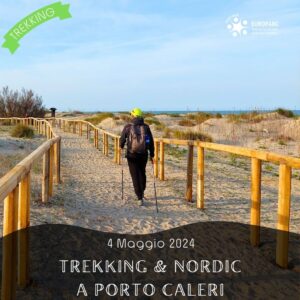 nordic walking trekking escursione porto caleri orto botanico mare spiaggia rosolina visita guidata primavera sabato 4 maggio 2024 pomeriggio europarc federparchi