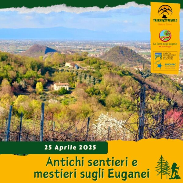trekking escursione colli euganei terre bianche luvigliano torreglia plumula lab piante officinali laboratorio venerdì 25 aprile 2025 unesco
