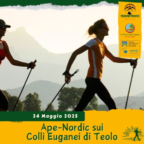 nordic walking camminata nordica trekking escursione colli euganei istruttore ways teolo passo fiorine monte grande aperitivo colli euganei sabato 24 maggio 2025 pomeriggio