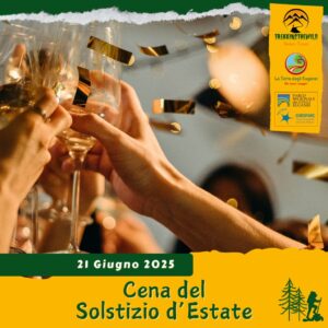 trekking escursione colli euganei cena agriturismo la campagnola rovolon carbonara solstizio estate sabato 21 giugno 2025 unesco