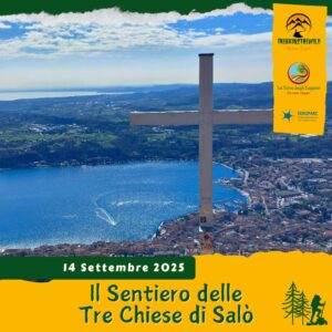 trekking escursione lago garda salò sentiero tre chiese eremi san bartolomeo brescia cascata domenica 14 settembre 2025 veneto lombardia
