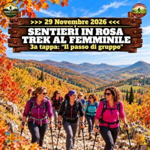 trekking escursione colli euganei femminile donne monte cecilia baone domenica 29 novembre 2026 unesco padova veneto