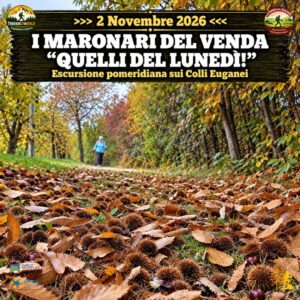trekking escursione maronari monte venda colli euganei terme lunedì 2 novembre 2026 pomeriggio veneto