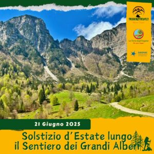 trekking escursione prealpi venete vicentine vicenza sentiero grandi alberi asnicar recoaro mille rifugio battisti sabato 21 giugno 2025 veneto solstizio estate