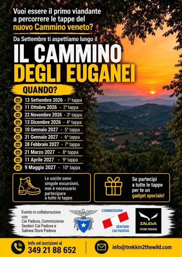 cammino veneto colli euganei terme veneto unesco