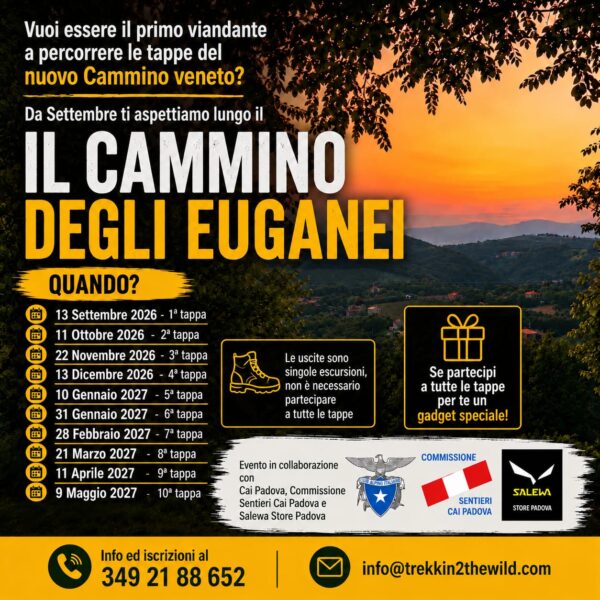 cammino veneto colli euganei terme veneto unesco